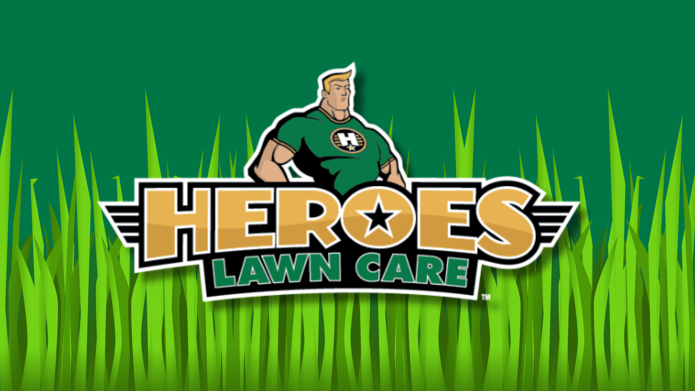 Heroes Lawn Care logo