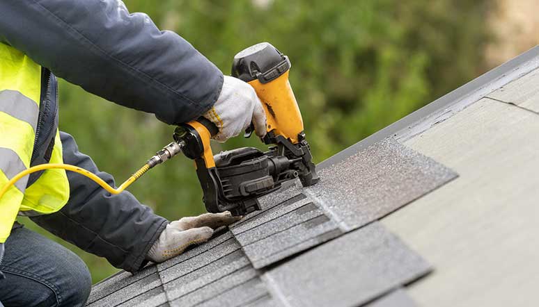 Installing shingles