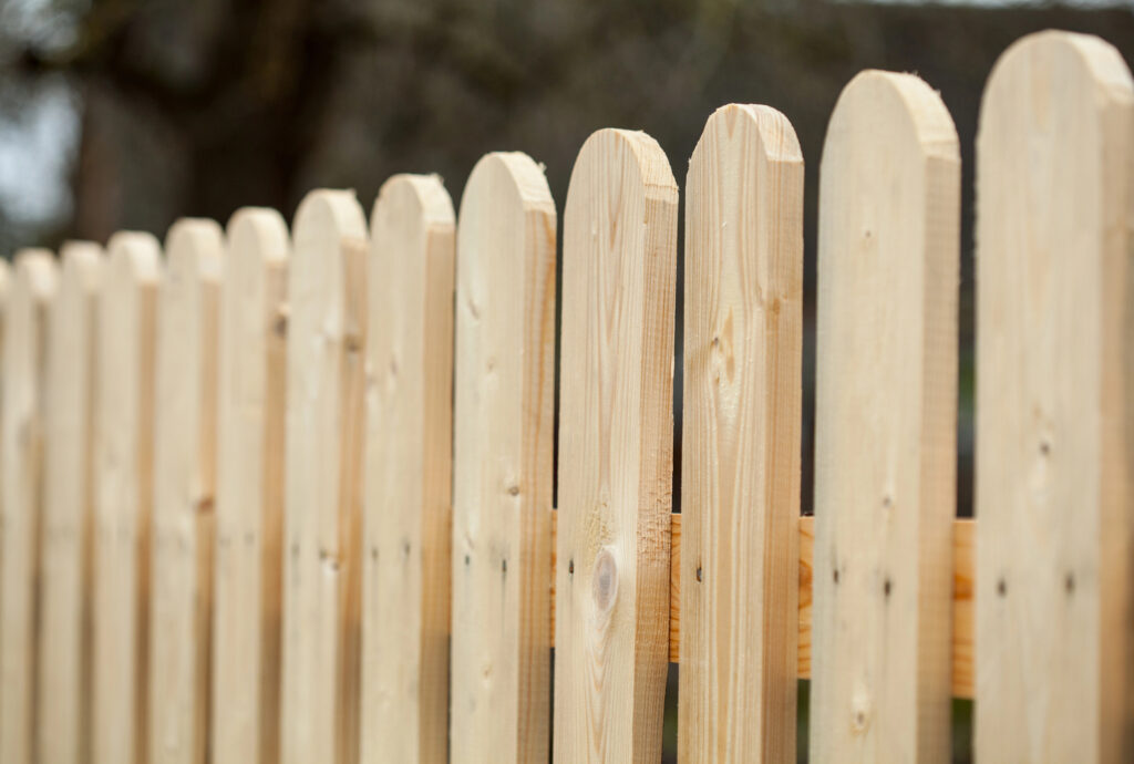 wooden fence