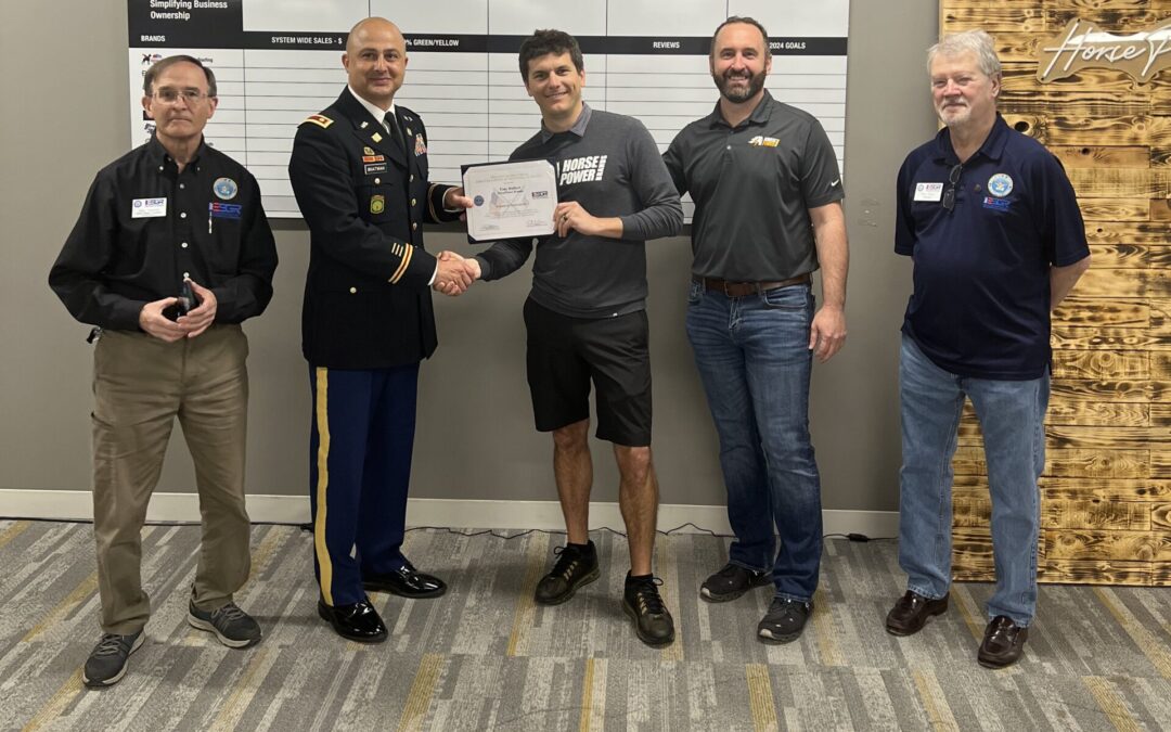 HorsePower Brands Honored with Patriot Award for Outstanding Military Support